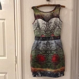 Timo Weiland Forrest dress, sheer panels NWOT